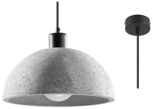 Industrialna lampa wisząca betonowa Z5-M26 - Lampy sufitowe - miniaturka - grafika 1