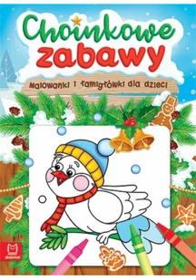 Choinkowe zabawy Malowanki i łamigłówki dla dzieci - Książki edukacyjne - miniaturka - grafika 3