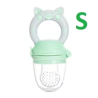 Gryzaki dla dzieci - Gryzak smoczek do podawania pokarmu na owoce i warzywa BLW MIĘTOWA ŚWINKA S - miniaturka - grafika 1