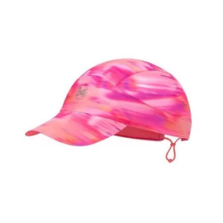 Czapki i chusty sportowe męskie - BUFF Czapka biegowa z daszkiem PACK SPEED CAP Sish Pink - grafika 1