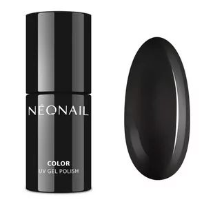 Neonail UV GEL POLISH COLOR - LAKIER HYBRYDOWY - PURE BLACK - 2996-7 NEOGCHB7-01 - Lakiery hybrydowe - miniaturka - grafika 1