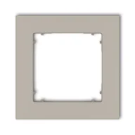 Klawisze i ramki - Karlik Ramka pojedyncza kwadratowa MINI - taupe - miniaturka - grafika 1