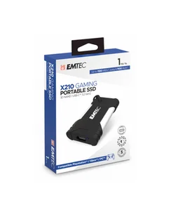 Emtec SSD X210G 1 TB Czarny/Biały ECSSD1TX210G - Dyski SSD - miniaturka - grafika 1