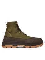 Buty zimowe męskie - Hunter Kozaki HFRM0053251 Zielony - miniaturka - grafika 1