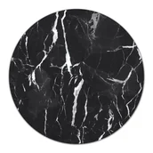 Deski do krojenia - Deska ozdobna z nadrukiem Czarny marmur loft fi40, Coloray - miniaturka - grafika 1