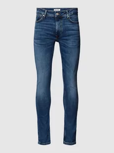 Jeansy o kroju slim fit z 5 kieszeniami model ‘WARP’ - Spodnie męskie - miniaturka - grafika 1
