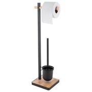Akcesoria do wc - Stojak na papier toaletowy i szczotkę WC 2w1 - miniaturka - grafika 1