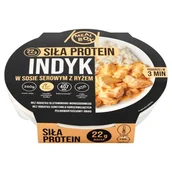 Ryż - Meal Box Siła Protein Indyk w sosie serowym z ryżem 360 g - miniaturka - grafika 1