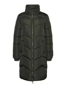 Kurtki damskie - Vero Moda Płaszcz pikowany w kolorze czarnym - miniaturka - grafika 1