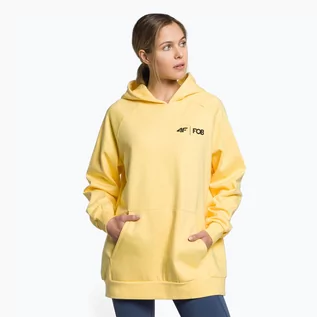 Bluzy narciarskie - Bluza snowboardowa damska 4F BLD012 żółta H4Z22-BLD012 | WYSYŁKA W 24H | 30 DNI NA ZWROT - grafika 1