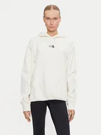 Bluzy damskie - The North Face Bluza Essential NF0A89EN Écru Oversize - miniaturka - grafika 1