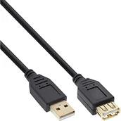 Kable USB - InLine Kabel USB USB A/A 3m Czarny 34603S - miniaturka - grafika 1