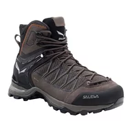 Buty trekkingowe męskie - Buty trekkingowe męskie Salewa MTN Trainer Lite Mid GTX szare 00-0000061359 - miniaturka - grafika 1