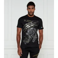 Koszulki męskie - Plein Sport T-shirt Lamina Loose fit - miniaturka - grafika 1