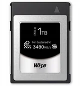 Karty pamięci - Wise CFexpress 4.0 Type B PRO MK-III R:3700Mbs W:3600MBs WI-CFX4-B1024PM3 - miniaturka - grafika 1
