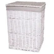 Kosze na bieliznę - Kosz na pranie biały 35 x 45 x 60 cm - miniaturka - grafika 1