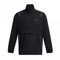 Kurtki męskie - Męska kurtka przejściowa Under Armour UA Unstoppable Anorak Lc - czarna - UNDER ARMOUR - miniaturka - grafika 1