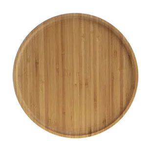 Taca bambusowa o średnicy 26,5 cm Mordi - Tace i patery - miniaturka - grafika 1