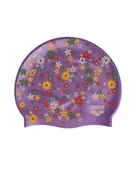 Pływanie - Czepek pływacki silikonowy na basen dla dorosłych Arena Print 2 - miniaturka - grafika 1