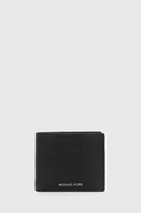 Portfele - Michael Kors portfel skórzany męski kolor czarny - miniaturka - grafika 1