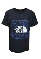 Koszulki męskie - The North Face New Graphic Koszulka Tnf Black/Solar Blue 164 - miniaturka - grafika 1