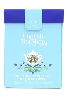 ENGLISH TEA SHOP Biała herbata English Tea Shop White Tea Blueberry & Elderflower 80g 6573-uniw - Herbata - miniaturka - grafika 2