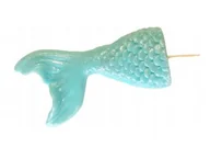Dodatki do ciast w proszku - Figurka cukrowa na tort Ogon syrenki syreny niebieski błękitny - miniaturka - grafika 1