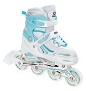 Rolki - Rolki Croxer Optima White/Mint 39-42 Kauczuk Abec7 - miniaturka - grafika 1