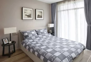 Poszwa Z Kory 160X200 167 Paczłork Falbanka Szara Biała Guziki 100% Bawełna - Pościel - miniaturka - grafika 1