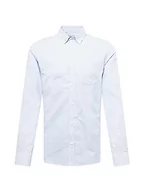 Koszule męskie - ONLY & SONS Męska koszula rekreacyjna ONSNEIL Slim Fit XS S M L XL XXL biała bawełna, Kaszmir Blue/Stripes:white Stripes, XXL - miniaturka - grafika 1