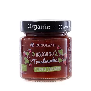 Runoland (grzyby, zupy, przetwory) DŻEM Z TRUSKAWKI BEZ CUKRU BIO 200 g - RUNOLA - Dżem - miniaturka - grafika 1