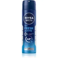Dezodoranty i antyperspiranty męskie - NIVEA MEN Fresh Active dezodorant w sprayu 150 ml - miniaturka - grafika 1
