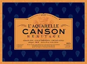 Podobrazia, bloki, papiery - Blok Do Akwareli 23X31 640G 12K Canson Heritage Cold Pressed - miniaturka - grafika 1