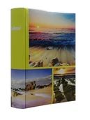 Albumy fotograficzne - ALBUM szyty na 100 zdjęć 10x15 z opisem ŻÓŁTY - miniaturka - grafika 1