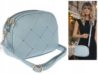 Torebki damskie - Torebka damska włoska marka CHARRO pojemna Listonoszka CH3354 Niebieska - miniaturka - grafika 1