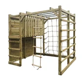 Place zabaw - Ogrodowy plac zabaw Cubic Beta dla dzieci drewniany - miniaturka - grafika 1