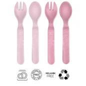 Sztućce dla dzieci - Sztućce dzieci eco zaokrąglone BPA free 2kpl REER - miniaturka - grafika 1