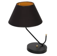 Lampy stojące - Czarna lampka nocna - K369 Viagia - miniaturka - grafika 1