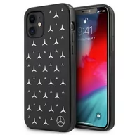 Etui i futerały do telefonów - Mercedes MEHCN61ESPBK iPhone 11 6,1" czarny/black hardcase Silver Stars Pattern - miniaturka - grafika 1