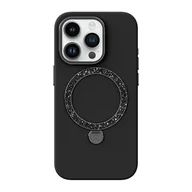 Etui i futerały do telefonów - Etui Joyroom PN-15L2 Dancing Circle do iPhone 15 Pro (czarne) - miniaturka - grafika 1