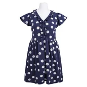 Piżamy ciążowe - EWA 970446 LINDA Koszula ciążowa granatowa stokrotki L - miniaturka - grafika 1