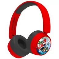 Słuchawki - OTL Technologies Mario Kart Kids Wireless (MK0983) Czerwona - miniaturka - grafika 1