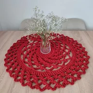 Obrusy i serwetki - Serweta szydełkowa na stół 70cm - miniaturka - grafika 1