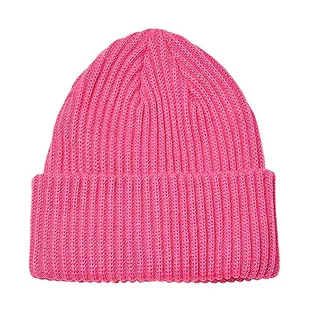 PIECES Czapka damska Pchexo Hood Noos Beanie, Shocking Pink, jeden rozmiar - Czapki damskie - miniaturka - grafika 1
