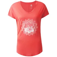 Koszulki sportowe damskie - Koszulka damska Dare 2b Serene Tee Rozmiar: XL / Kolor: czerwony - miniaturka - grafika 1