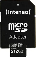 Karty pamięci - Intenso 3433493 pamięć flash 512 GB MicroSDXC UHS-I Klasa 10 - miniaturka - grafika 1