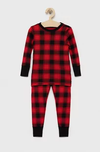 GAP piżama bawełniana dziecięca kolor czerwony wzorzysta - Gap - Piżamy chłopięce - miniaturka - grafika 1