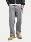 Spodnie męskie - Jack & Jones Jeansy Alex 12278097 Szary Straight Leg - miniaturka - grafika 1