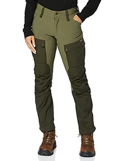Spodnie damskie - Fjallraven Spodnie damskie Keb Trousers W zielony Grün (Deep Forest/Laurel Green) 42 F89898S - grafika 1