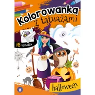 Książki edukacyjne - Kolorowanka z tatuażami. Halloween - miniaturka - grafika 1